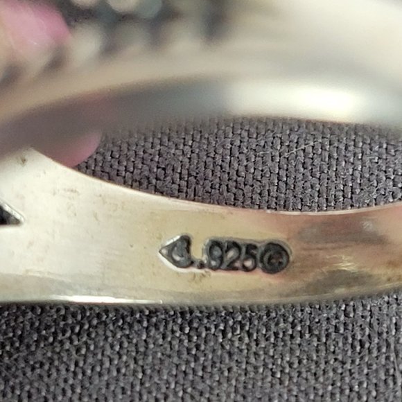 CAROLYN POLLACK 10-Strand Liquid Silver Necklace, Pendant, Earrings & Ri… - Picture 10 of 16